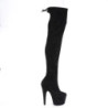 Pleaser ADORE-3008 Suede Stretch Over The Knee Boots