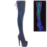 Pleaser ADORE-3008REFL Thigh high boots