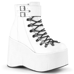 Demonia KERA-21 White Vegan Leather Sale Women