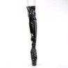 Pleaser ADORE-3011 Patent Peep Toe Overknee Boots