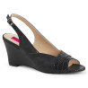 Pleaser Pink Label KIMBERLY-01SP Black Vegan Men