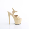 Pleaser PASSION-709 Cream Patent Sale Women