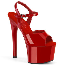 Pleaser PASSION-709 Red Patent Sale Women