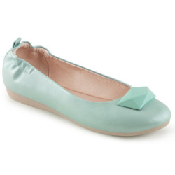 Pin Up Couture OLIVE-08 Baby Blue Vegan Leather Sale