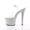 Pleaser SKY-308MG Transparent Silver Sale Women