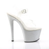 Pleaser SKY-308MG Transparent Silver Sale Women