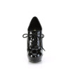 Fabulicious SULTRY-660 Black Patent Sale Women