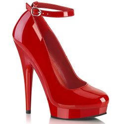 Fabulicious SULTRY-686 Red Patent Sale Women