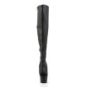 Pleaser ADORE-3019 Black Platform Over The Knee Boots