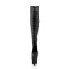 Pleaser ADORE-3019 Black Platform Over The Knee Boots