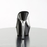 Pleaser ALLURE-601 Transparent Black High Heeled Mules