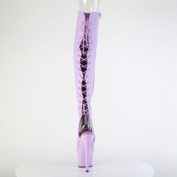 Pleaser ADORE-3019 Lavender Platform Over The Knee Boots