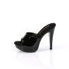 Fabulicious COCKTAIL-501 Black High Heeled Mules