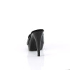 Fabulicious COCKTAIL-501 Black High Heeled Mules