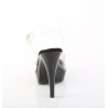 Fabulicious COCKTAIL-508 Black High Heeled Bridal Sandals