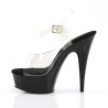 Pleaser DELIGHT-608 Black Platform Pole Dance High Heels