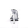 Fabulicious FLAIR-402 Transparent High Heeled Mules