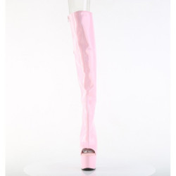 Pleaser ADORE-3019HWR Rose Hologram Women Boots