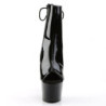 Pleaser ADORE-1018 Black Patent High Heeled Ankle Boots