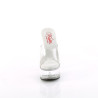 Pleaser GLEAM-601 Transparent High Heeled Mules Women