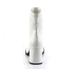 Funtasma GOGO-150 White Vegan Chunky Ankle Boots