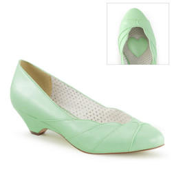 Pin Up Couture LULU-05 Mint Vegan Leather Sale Women