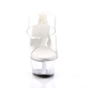 Pleaser KISS-202 Transparent High Heeled Mules Women