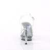 Fabulicious LIP-108R Clear Strass High Heeled Sandals