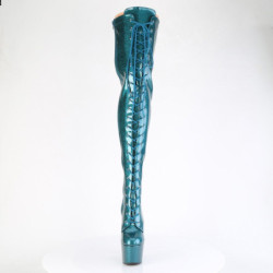 Pleaser ADORE-3020GP Teal Glitter Patent Sale Women
