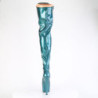 Pleaser ADORE-3020GP Teal Glitter Patent Sale Women