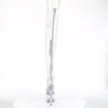 Pleaser ADORE-3021 Transparent Vegan Silver Metallic