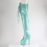 Pleaser ADORE-3021GP Baby Blue Glitter Patent Sale Women