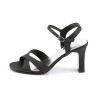 Fabulicious ROMANCE-313 Black Satin Vegan Women Shoes