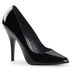 Pleaser SEDUCE-420 Patent Pointed Toe Heeled Pumps
