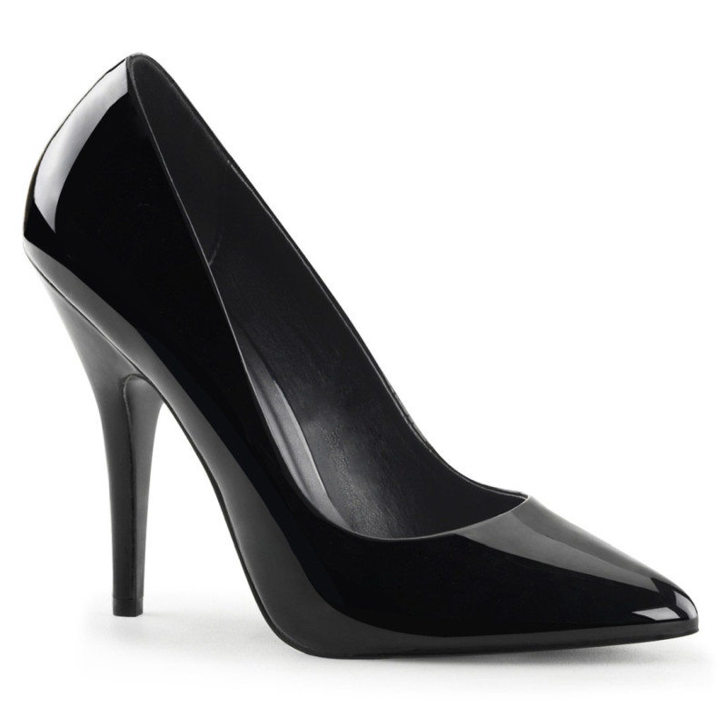 Pleaser SEDUCE-420 Patent Pointed Toe Heeled Pumps Pleaser SEDUCE-420 Patent Pointed Toe Heeled Pumps