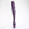 Pleaser ADORE-3021GP Purple Glitter Patent Sale Women