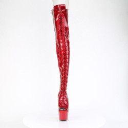 Pleaser ADORE-3021GP Red Glitter Patent Sale Women