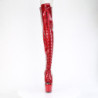 Pleaser ADORE-3021GP Red Glitter Patent Sale Women