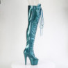 Pleaser ADORE-3021GP Teal Glitter Patent Sale Women