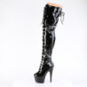 Pleaser ADORE-3022 Platform Laced Thigh High Boots