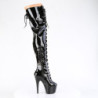 Pleaser ADORE-3022 Platform Laced Thigh High Boots