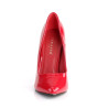 Pleaser SEDUCE-420 Red Pointed Toe Heeled Pumps