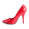 Pleaser SEDUCE-420 Red Pointed Toe Heeled Pumps