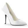 Pleaser SEDUCE-420 White Pointed Toe Heeled Pumps