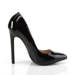 Pleaser SEXY-20 Patent Pointed Toe Stiletto Heeled Pumps