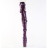 Pleaser ADORE-3028 Purple Buckle Thigh High Boots