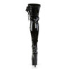 Pleaser ADORE-3050 Platform Laced Thigh High Boots