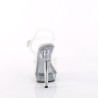 Fabulicious SULTRY-608 Clear High Heel Platform Sandal