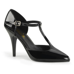 Pleaser VANITY-415 T-Strap D'orsay Heeled Pumps