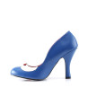 Pin Up Couture SMITTEN-05 Blue White Vegan Sale Women